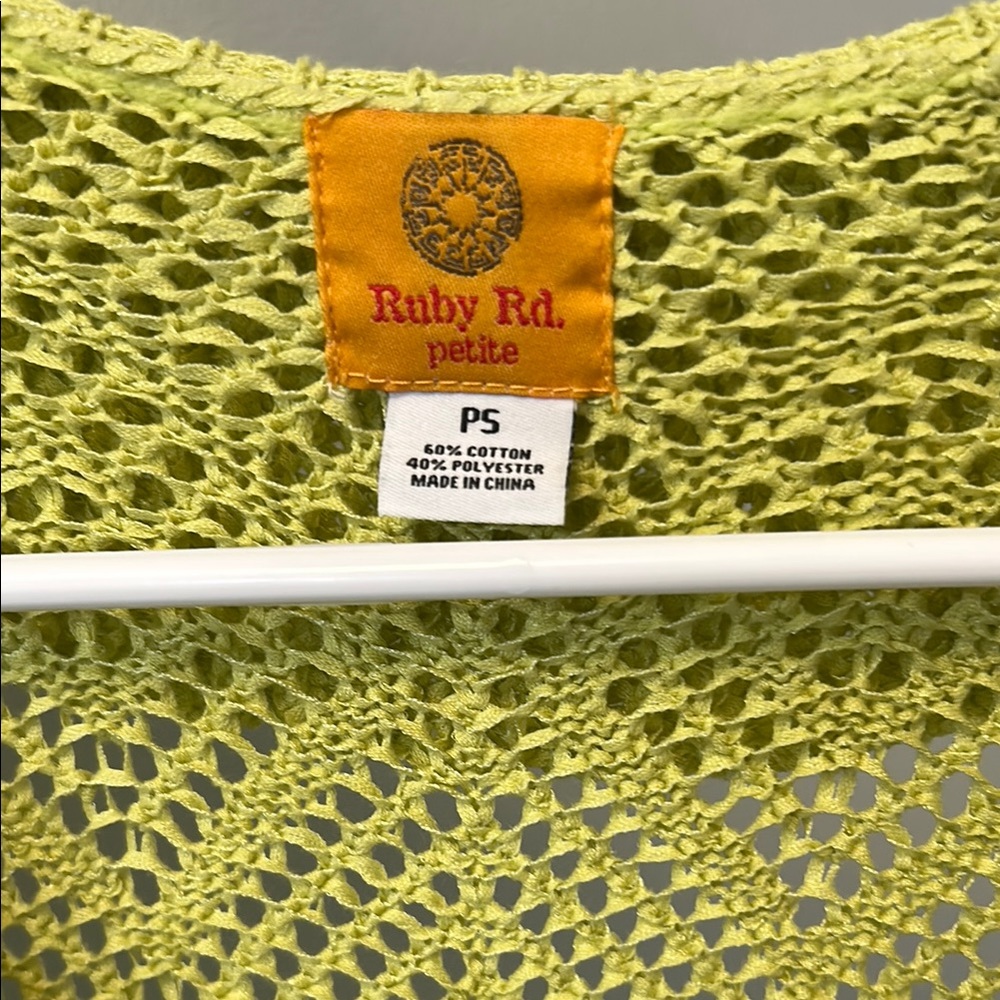 Ruby Rd. Pistachio Sweater - Picture 3 of 4